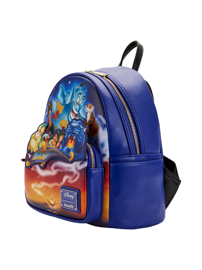 Loungefly x Disney 30th Anniversary Aladdin Mini Backpack Handbag Jasmine Genie