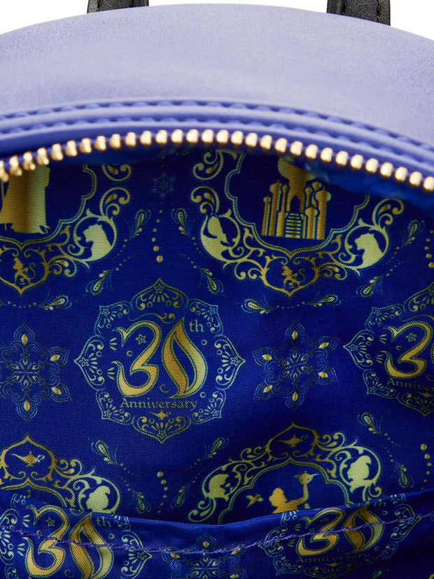 Loungefly x Disney 30th Anniversary Aladdin Mini Backpack Handbag Jasmine Genie
