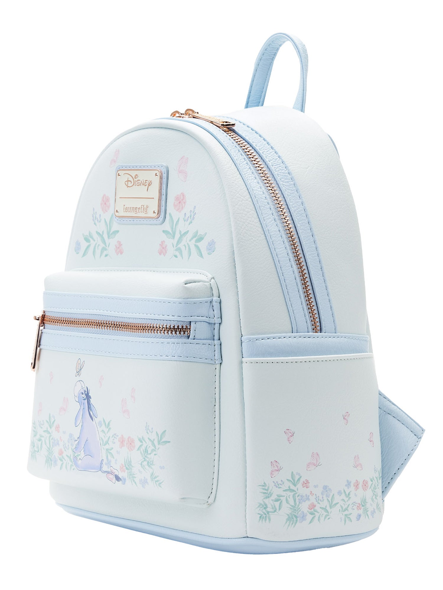 Loungefly x Disney Winnie the Pooh Eeyore Piglet Tigger Floral Mini 4 Backpack Set