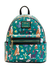 Loungefly x Disney Princess Sidekicks Mini Backpack Handbag Green