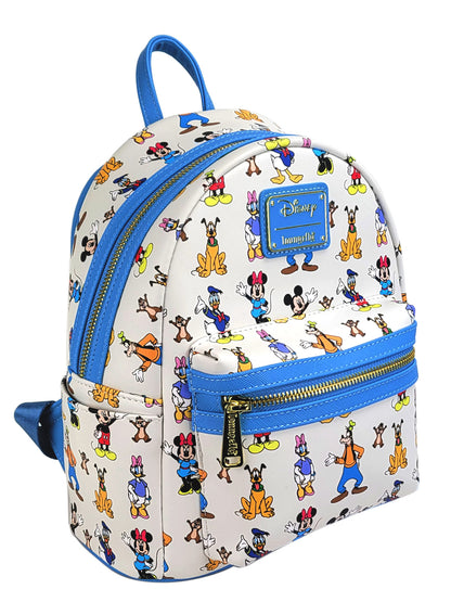 Loungefly x Disney Mickey & Friends Forward Backward Mini Backpack & Wallet Set