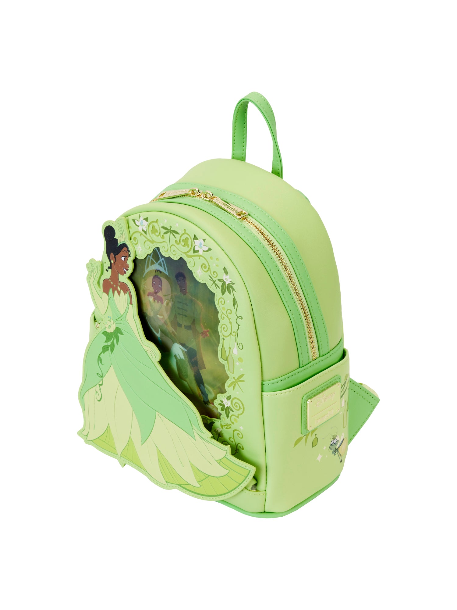 disney princess & the frog tiana cosplay mini backpack Loungefly x Disney Princess and the Frog Tiana Lenticular Mini Backpac – Open and Clothing