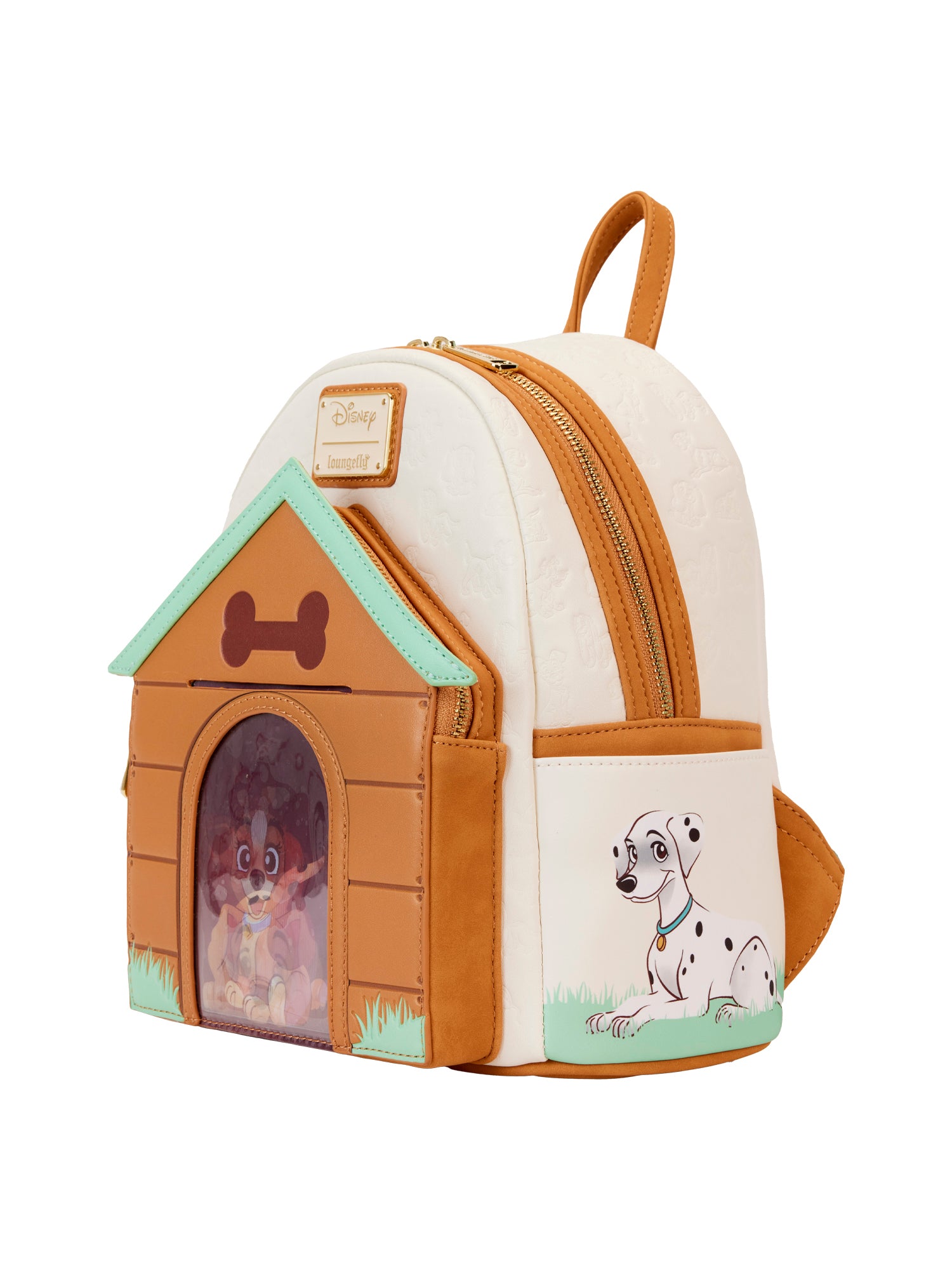 disney dog mini backpack Loungefly x Disney Dogs Backpack Triple Lenticular Display Lady Tramp – Open and Clothing