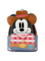Loungefly x Disney Western Mickey Mouse Mini Backpack Handbag