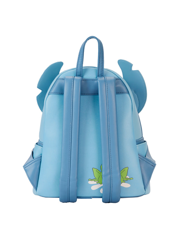 Loungefly x Disney Stitch w/ Frog and Ducks Springtime Mini Backpack