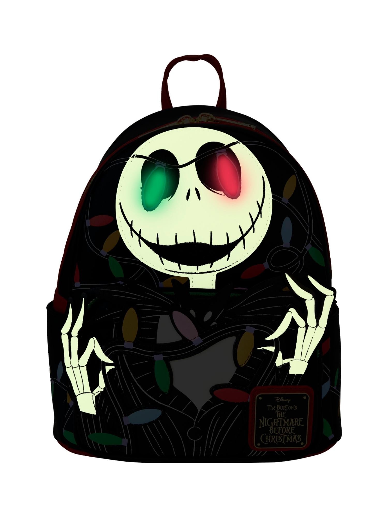 Loungefly x Nightmare Before Christmas Jack Skellington Light Up Mini Backpack