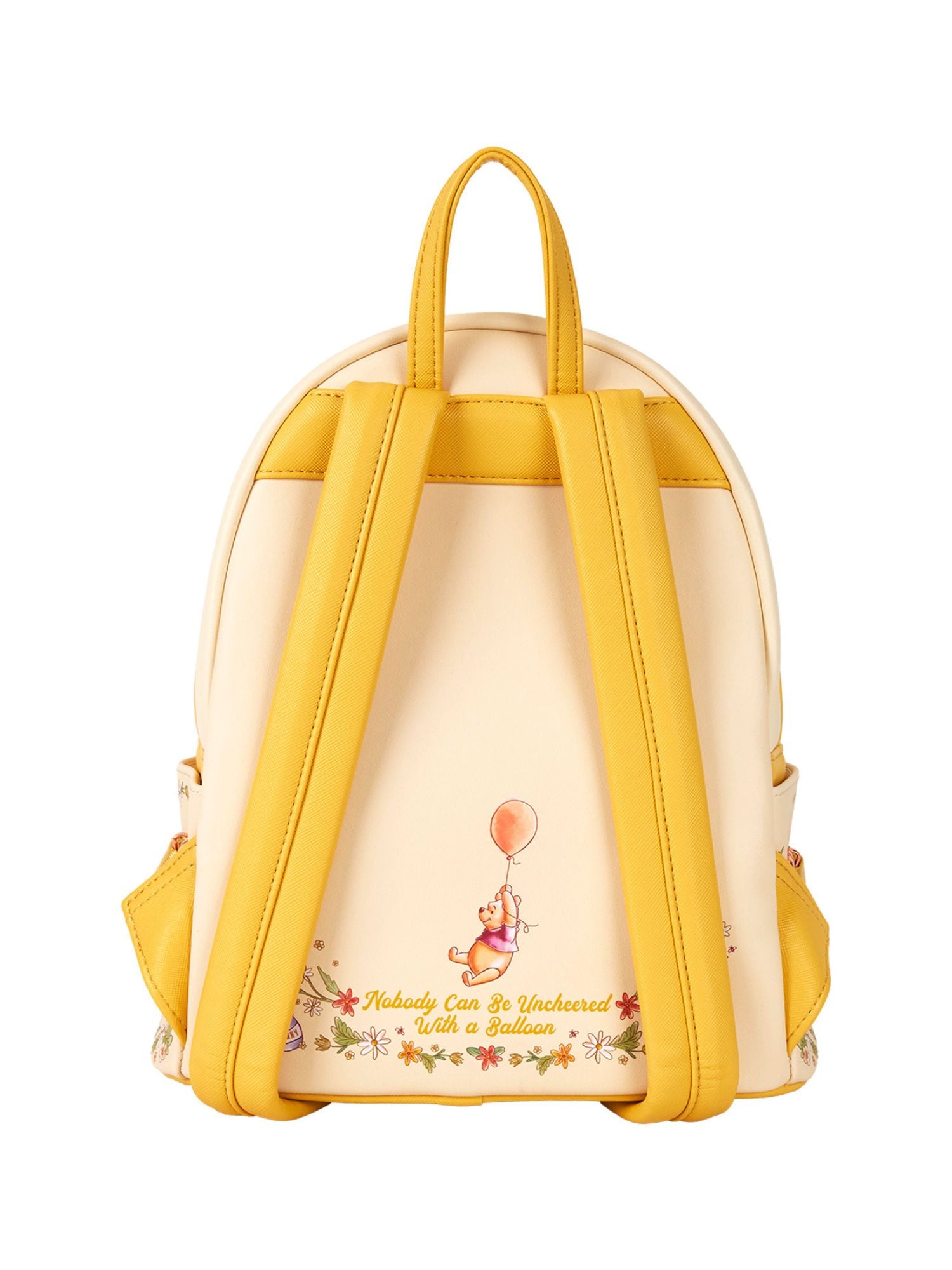disney mini backpack winnie the pooh Loungefly and Friends Floral Featuring classic storybook illustrations and gold Loungefly Disney Winnie the Pooh