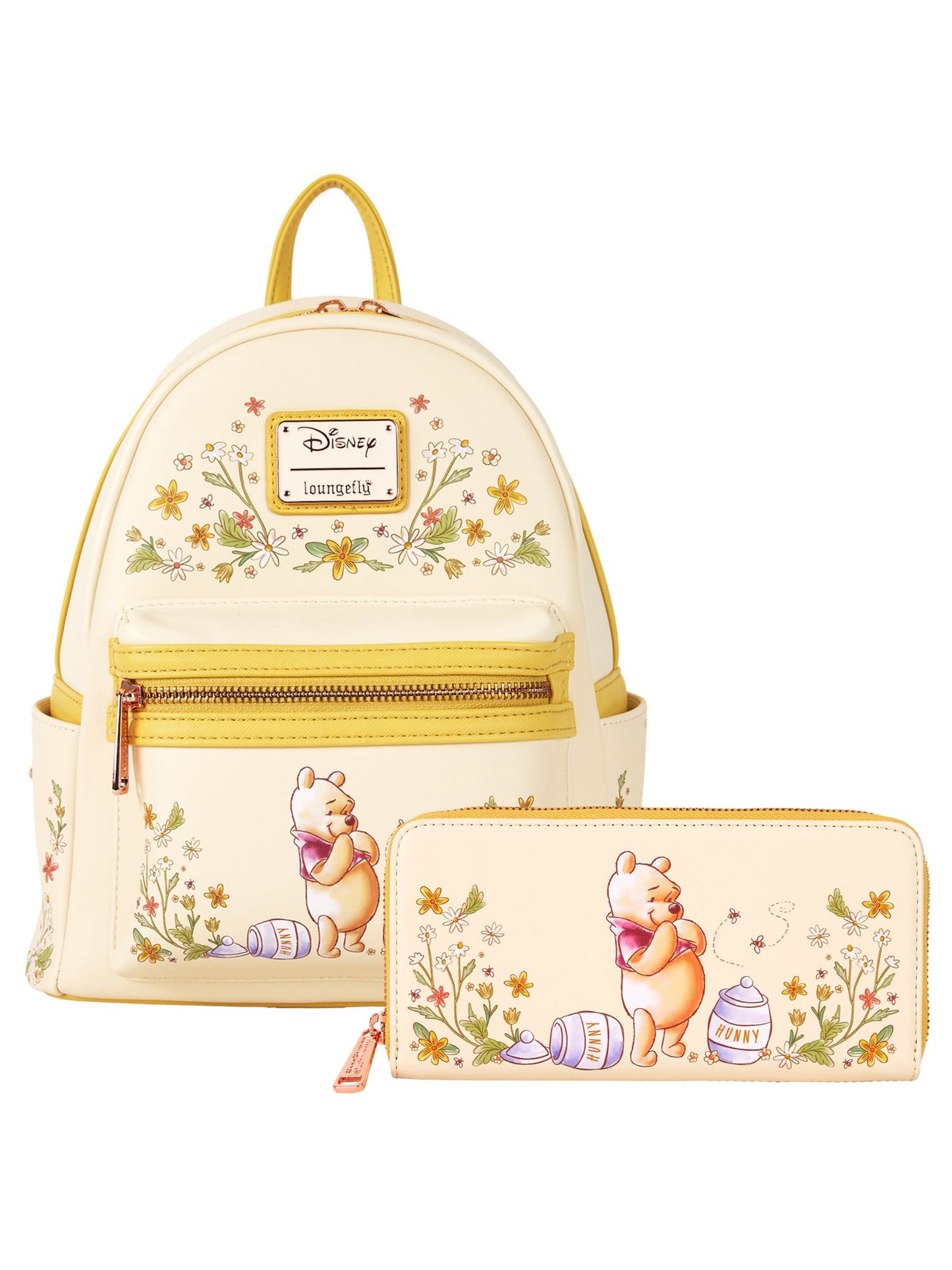 Loungefly x Disney Winnie The Pooh Backpack & Wallet Floral Set – Open and Clothing