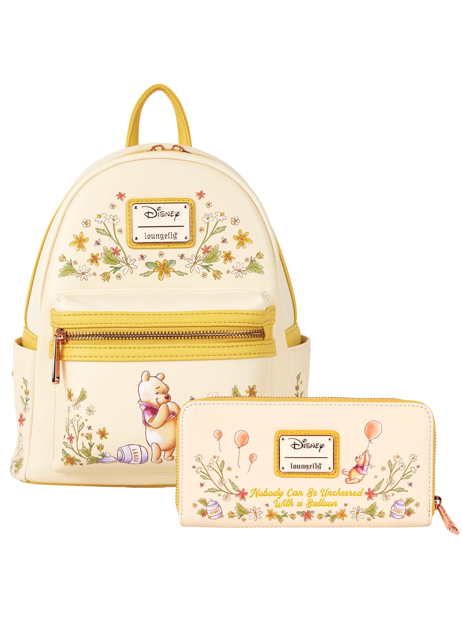 Loungefly x Disney Winnie The Pooh Backpack & Wallet Floral Set – Open and Clothing