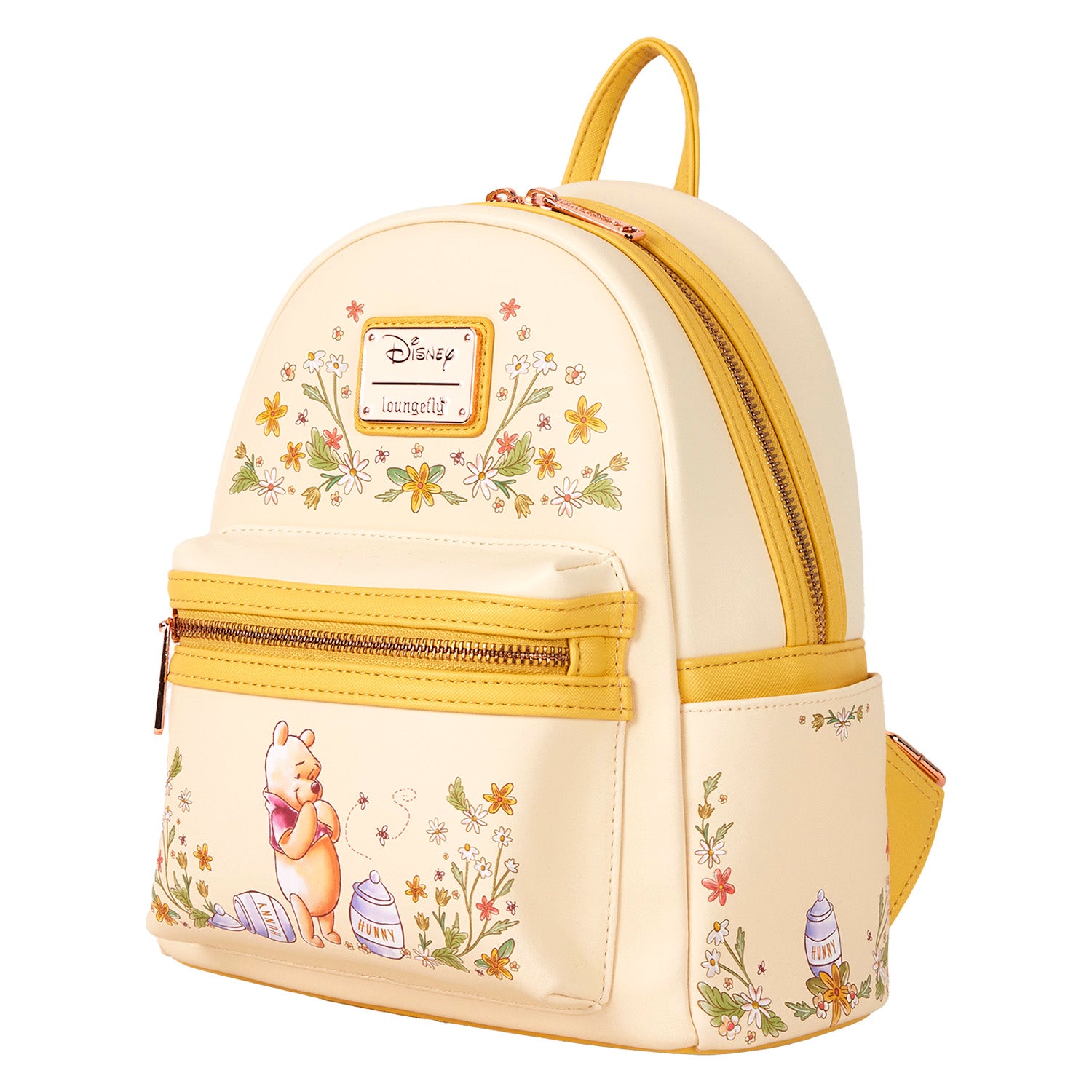 Loungefly x Disney Winnie The Pooh Backpack & Wallet Floral Set – Open and Clothing Loungefly x Disney Winnie The Pooh Backpack & Wallet Floral Set – Open and Clothing