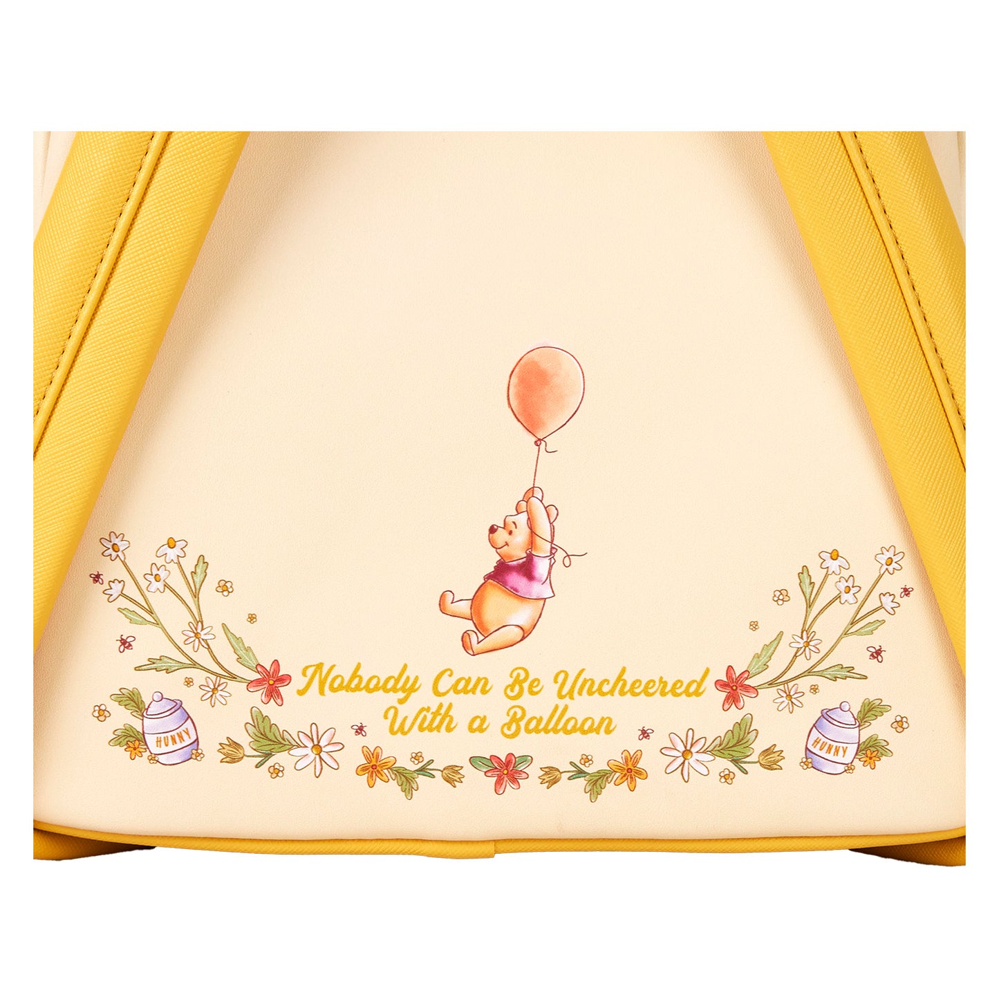 Loungefly x Disney Winnie The Pooh Honey Floral Mini Backpack Yellow