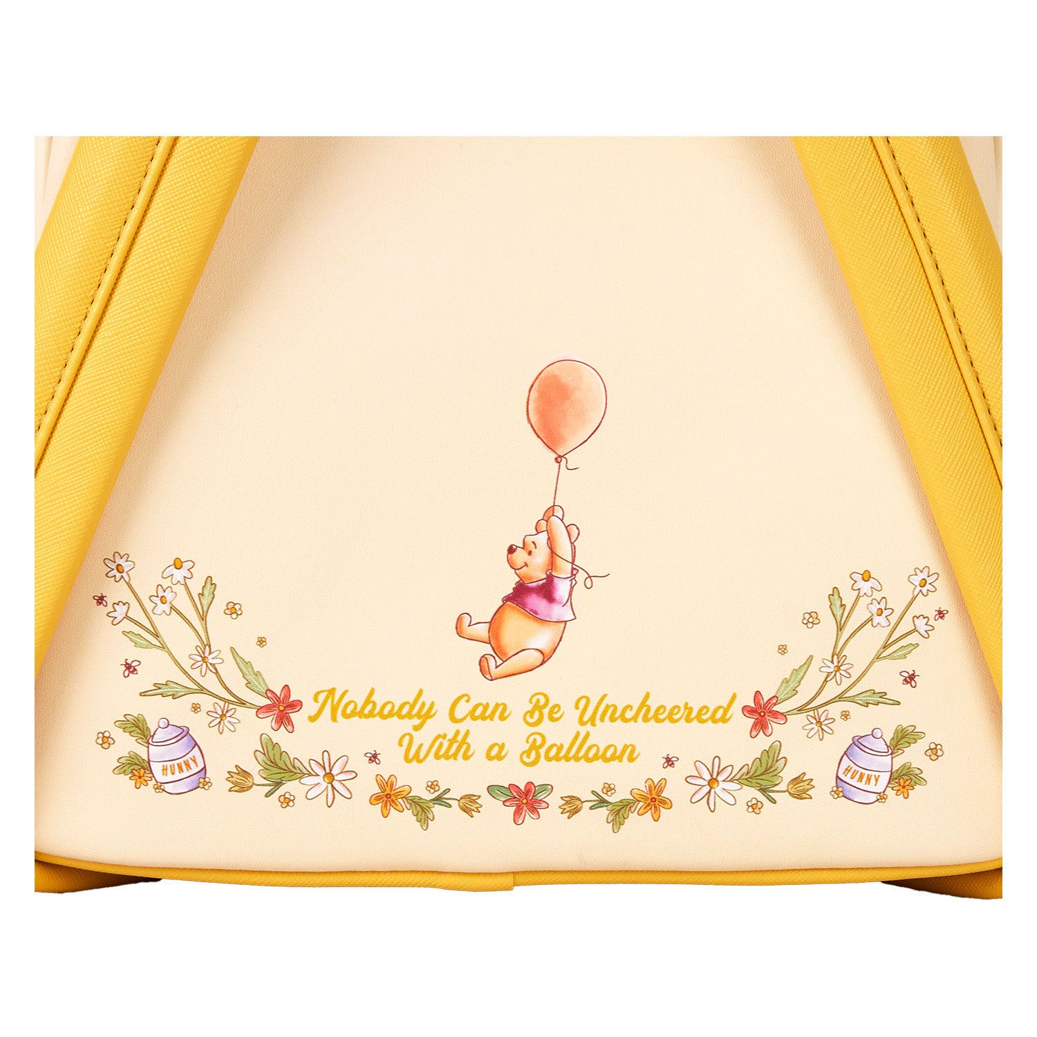 Loungefly x Disney Winnie The Pooh Honey Floral Mini Backpack Yellow