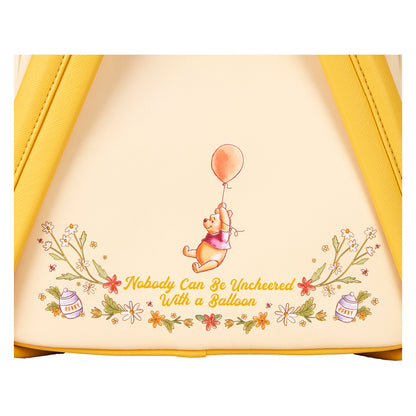Loungefly x Disney Winnie The Pooh Honey Floral Mini Backpack Yellow