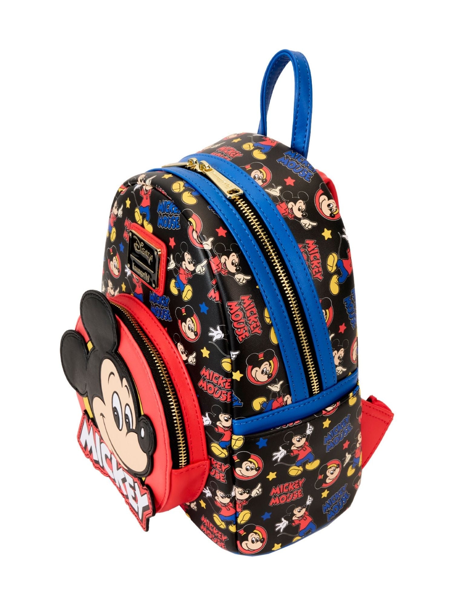 Loungefly x Disney Mickey And Friends Classic Mini Backpack – Open and Clothing