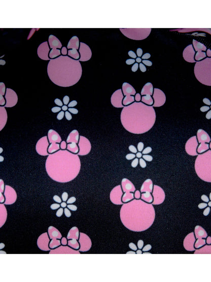 Loungefly x Disney Minnie Mouse Mini Backpack Floral Rock The Dots