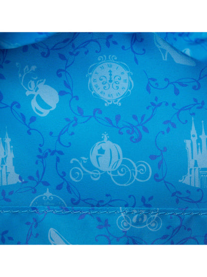 Loungefly x Disney Cinderella 75th Anniversary Pink Bow Gown Cosplay Mini Backpack