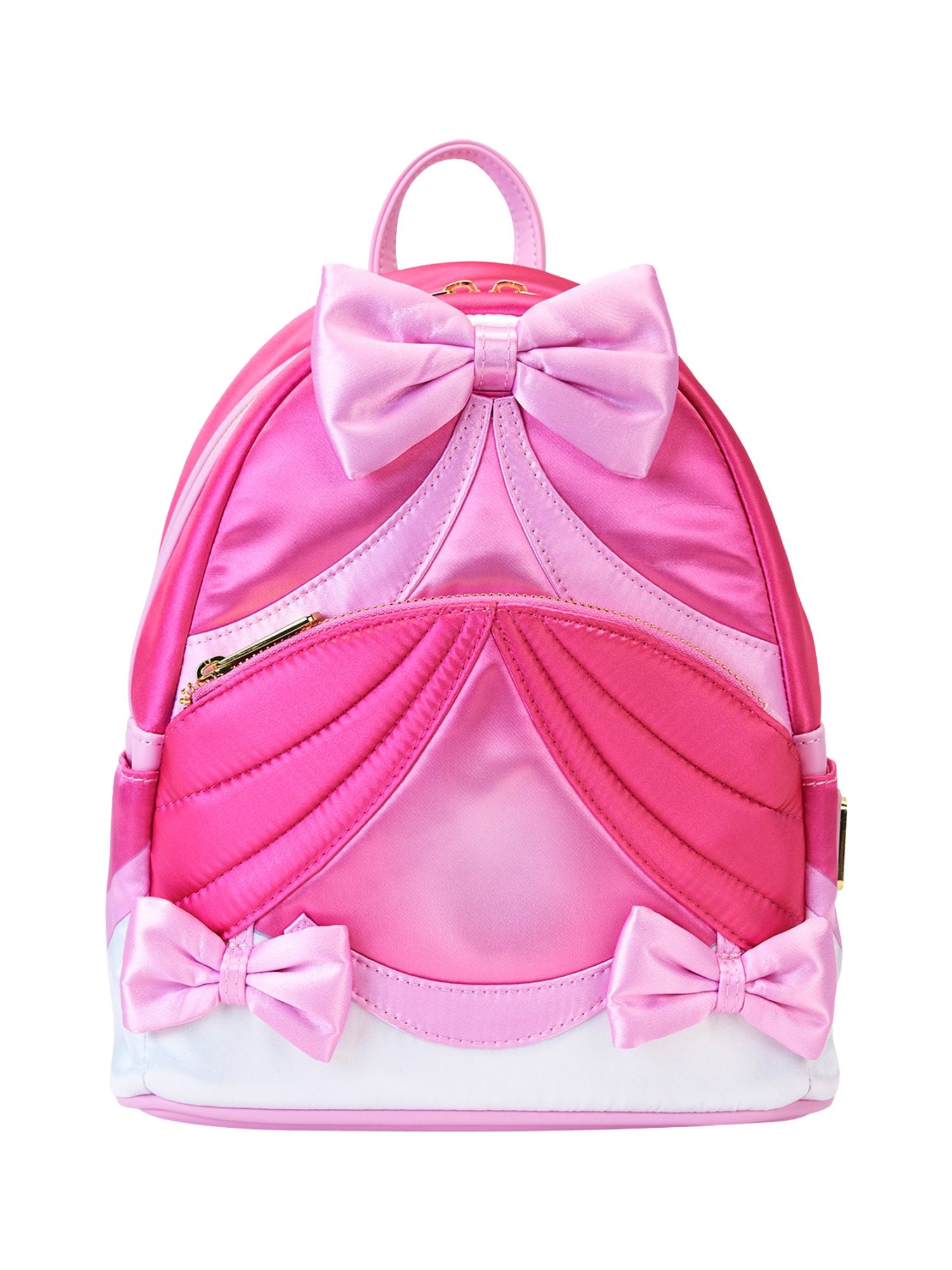 Loungefly x Disney Cinderella 75th Anniversary Pink Bow Gown Cosplay Mini Backpack