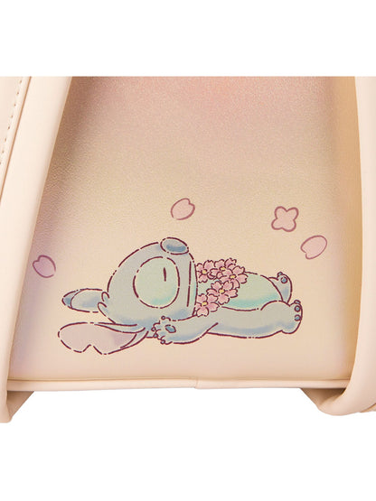 Loungefly x Disney Stitch & Angel Mini Backpack Heart Floral Love