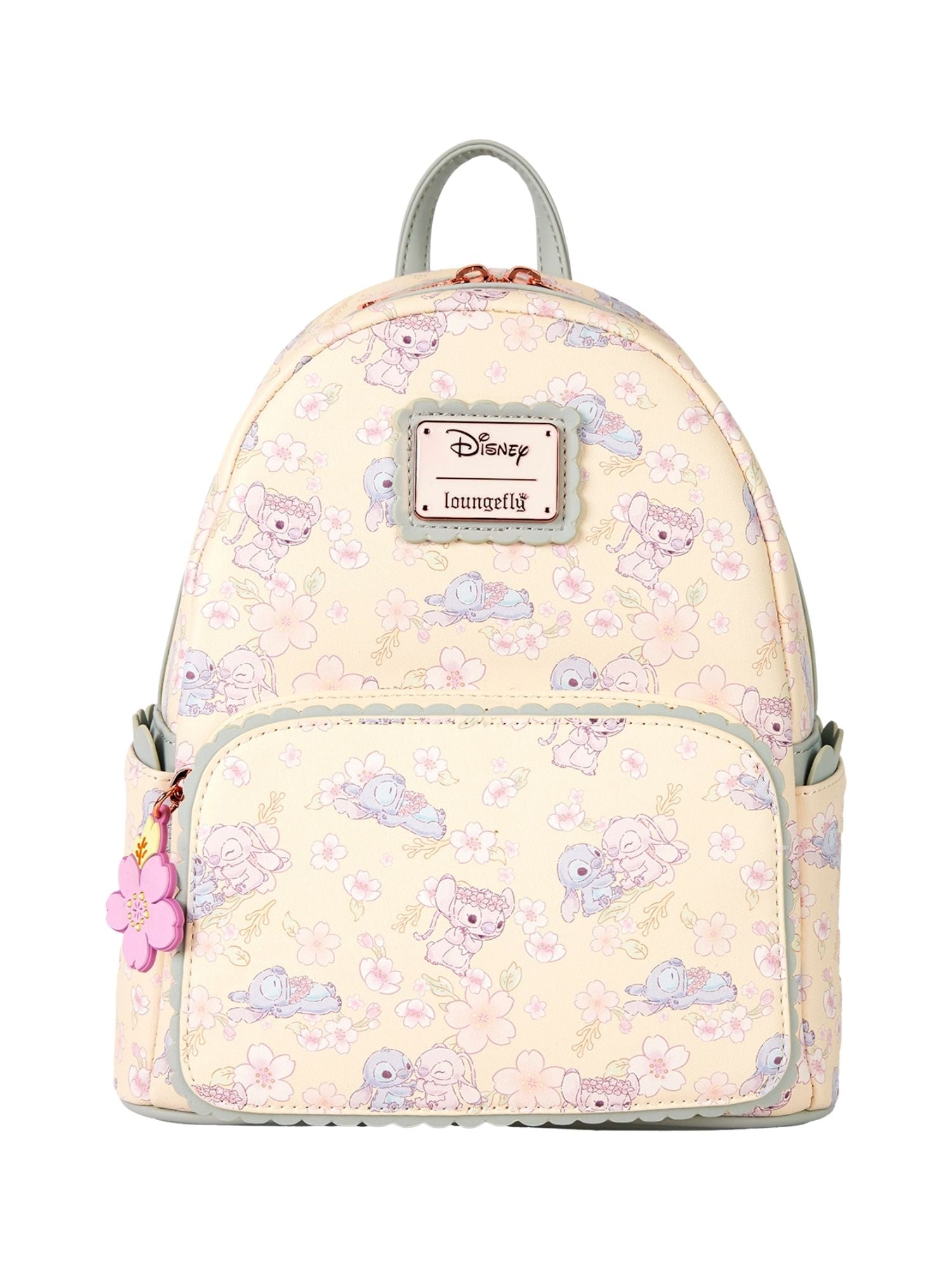 Loungefly x Disney Stitch Angel Mini Backpack Cherry Blossom All Over Print