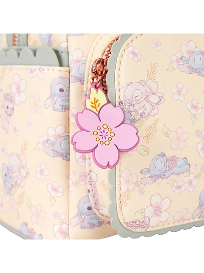 Loungefly x Disney Stitch Angel Mini Backpack Cherry Blossom All Over Print