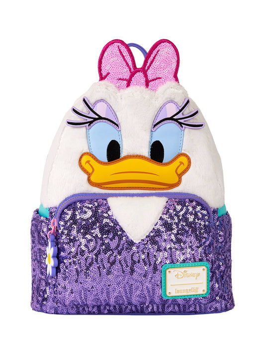 Loungefly x Disney Daisy Duck Plush Mini Backpack