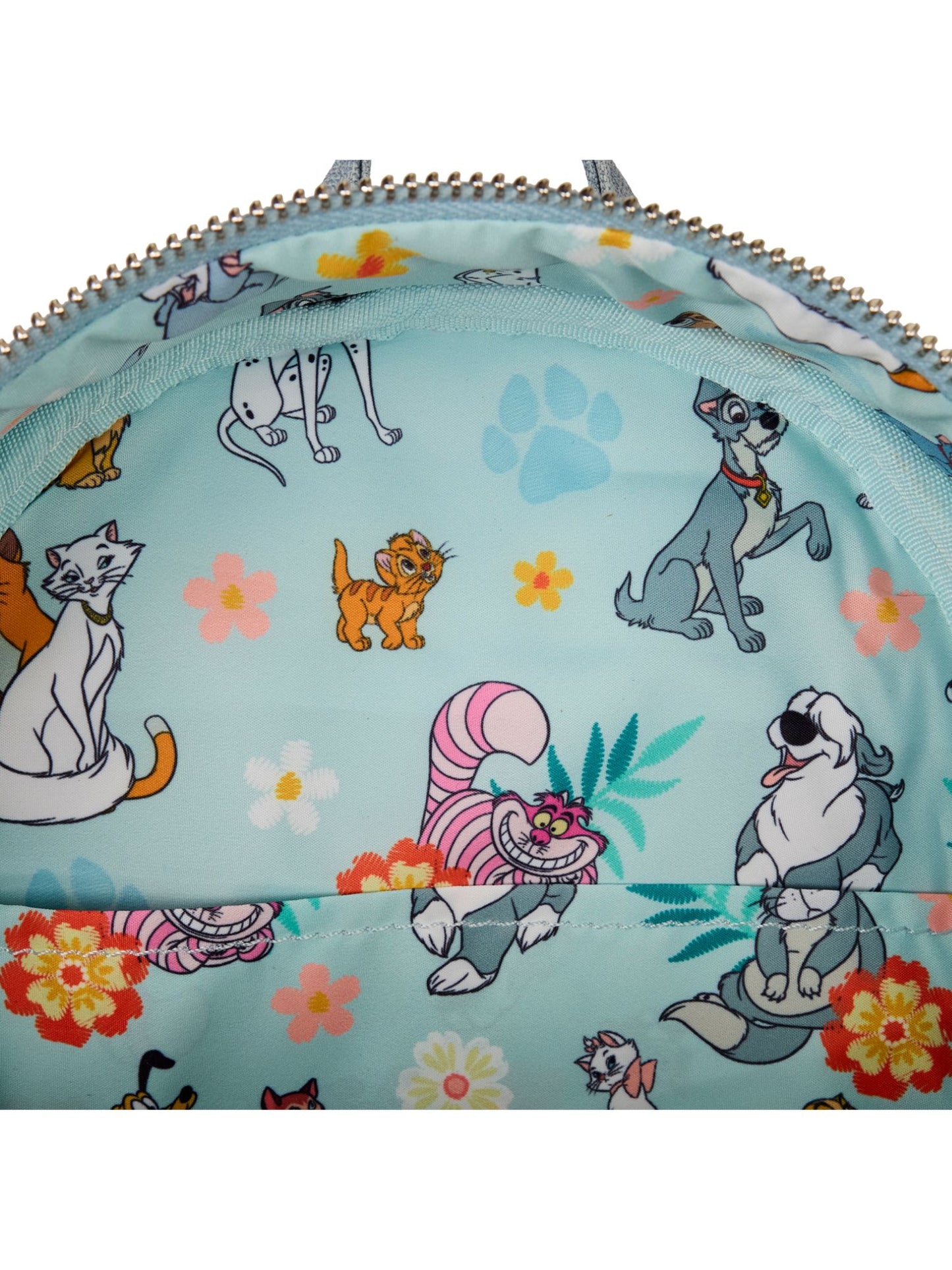 Loungefly x Disney Dogs and Cats Mini Backpack Faux Denim