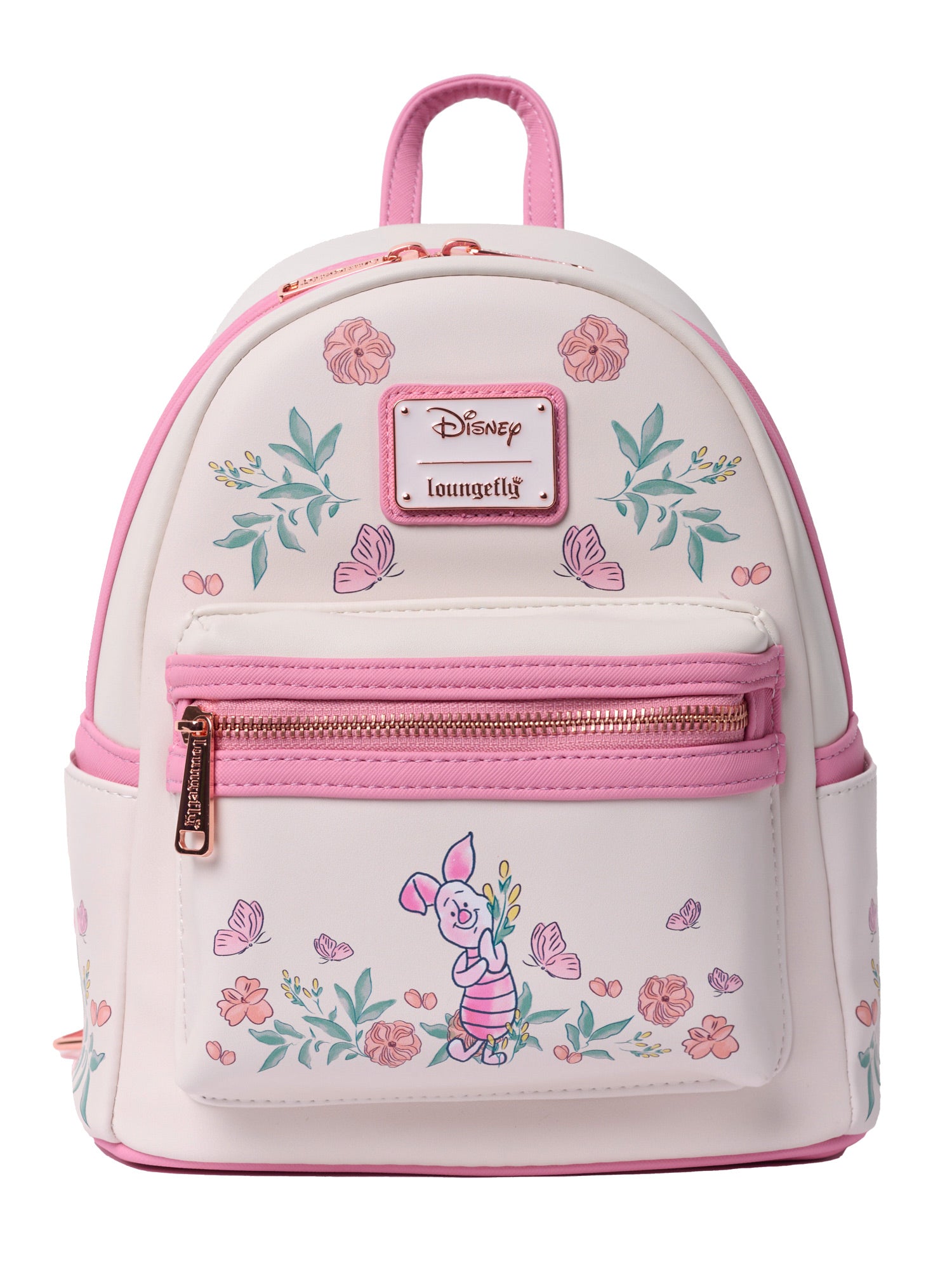 Loungefly x Disney Winnie The Pooh & Piglet Floral Mini Backpack Set