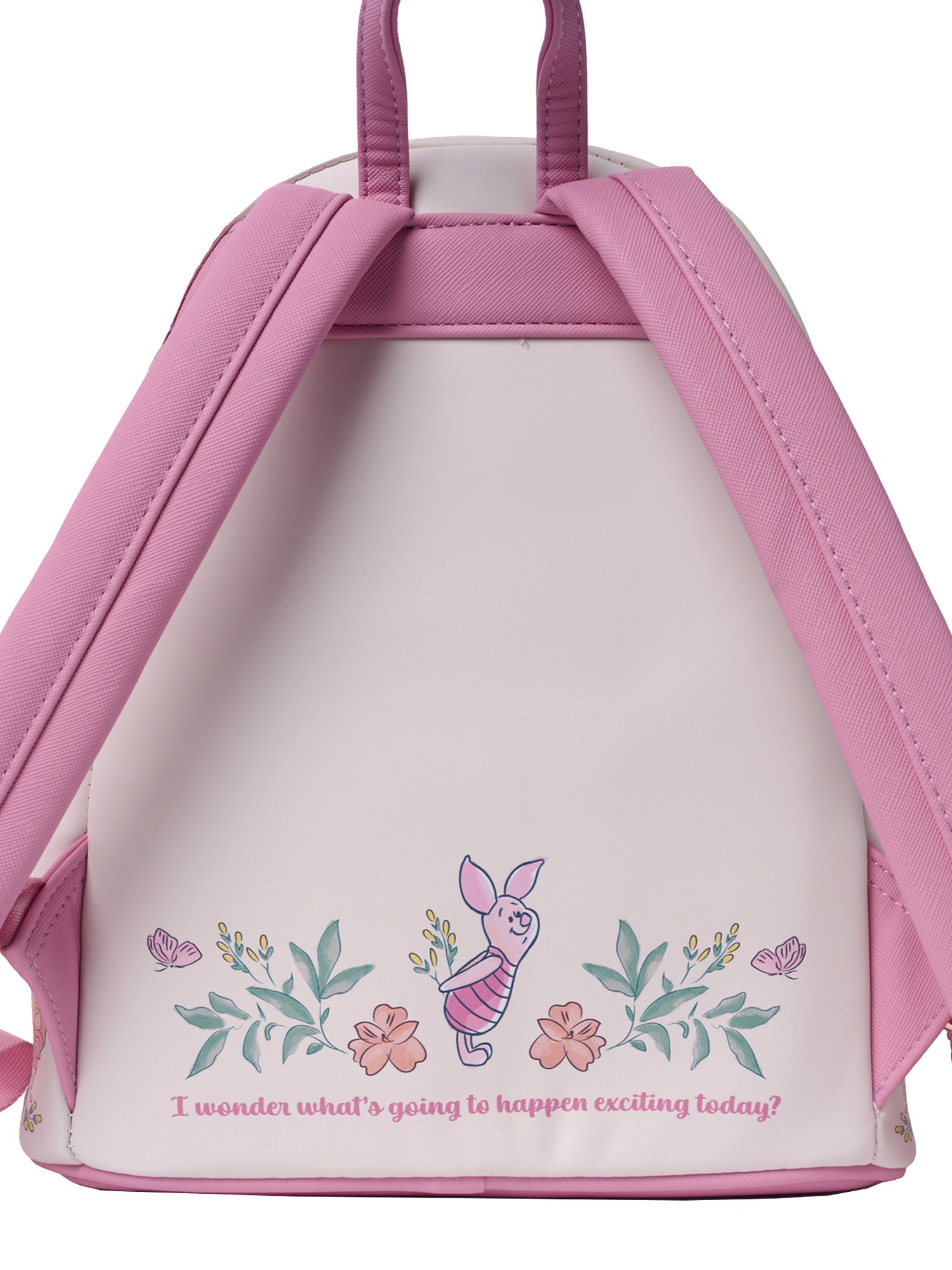 Loungefly x Disney Piglet Floral Mini Backpack Winnie the Pooh Pink