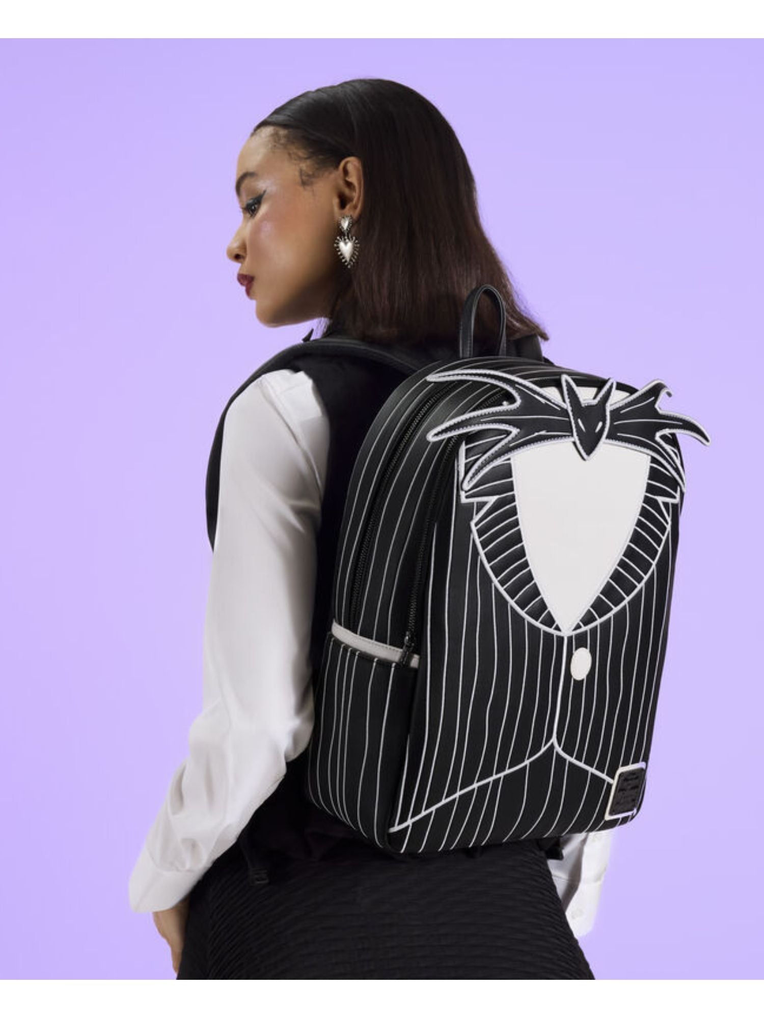 Loungefly x The Nightmare Before Christmas Jack Skellington Cosplay Full-Size Glow Backpack