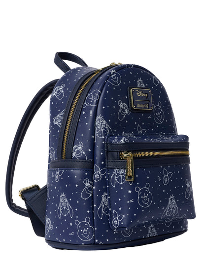 Loungefly x Disney Winnie the Pooh Constellation Mini Backpack Glow-In-the-Dark