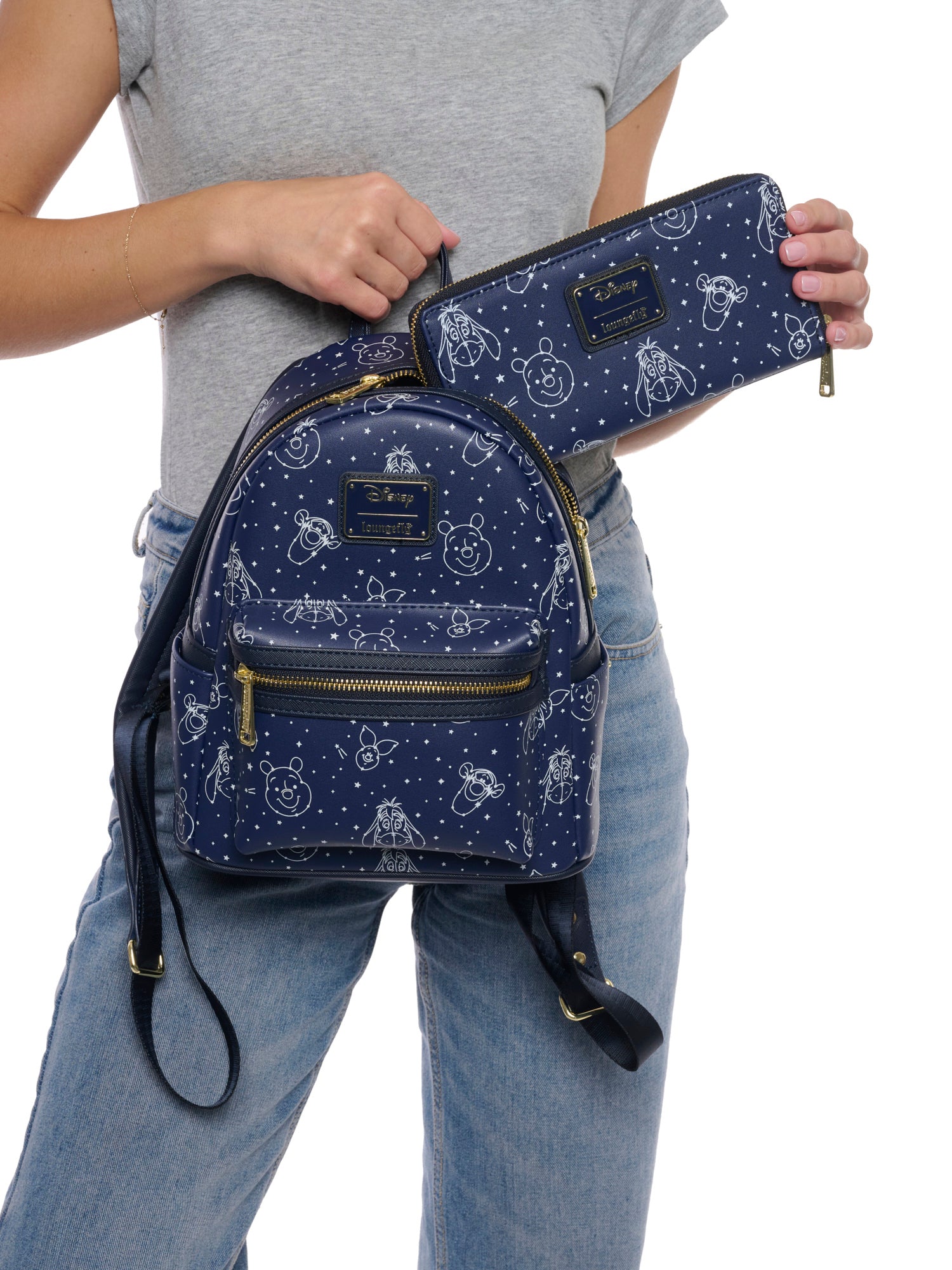 Loungefly x Disney Winnie The Pooh Constellation Backpack & Wallet Set