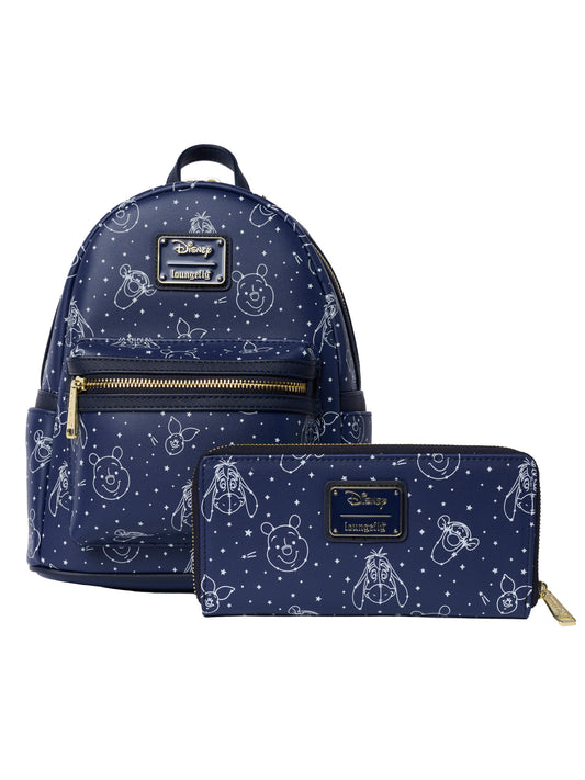 Loungefly x Disney Winnie The Pooh Constellation Backpack & Wallet Set
