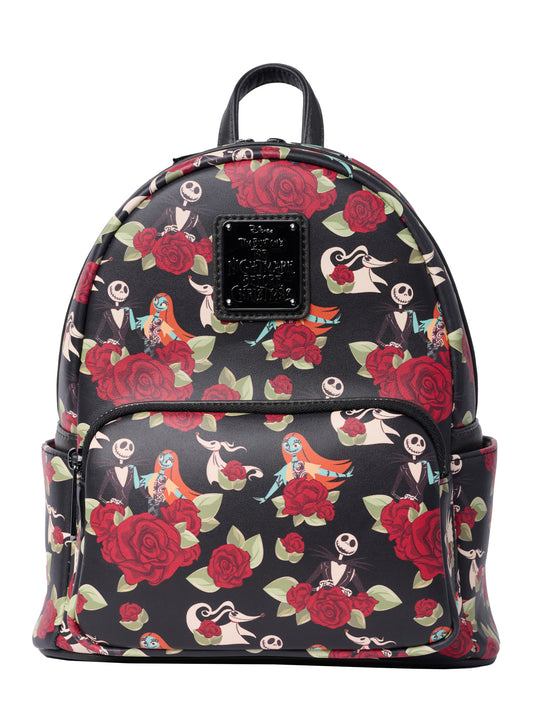Loungefly x The Nightmare Before Christmas Jack Skellington Floral Mini Backpack