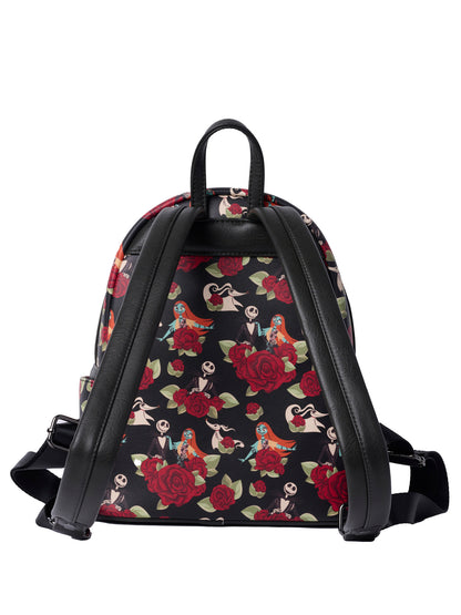 Loungefly x The Nightmare Before Christmas Jack Skellington Floral Mini Backpack