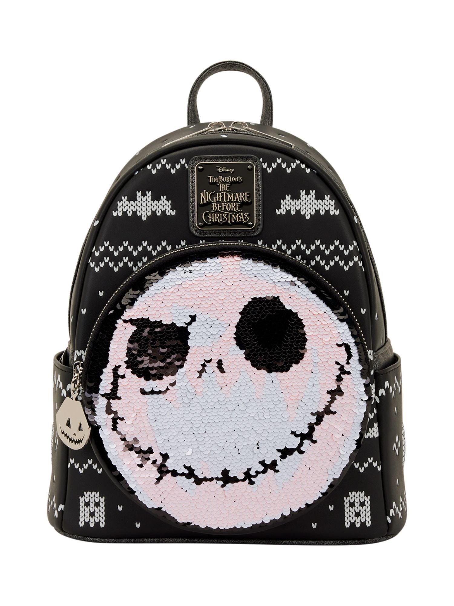 Loungefly x The Nightmare Before Christmas Jack Skellington Reversible Sequins Mini Backpack