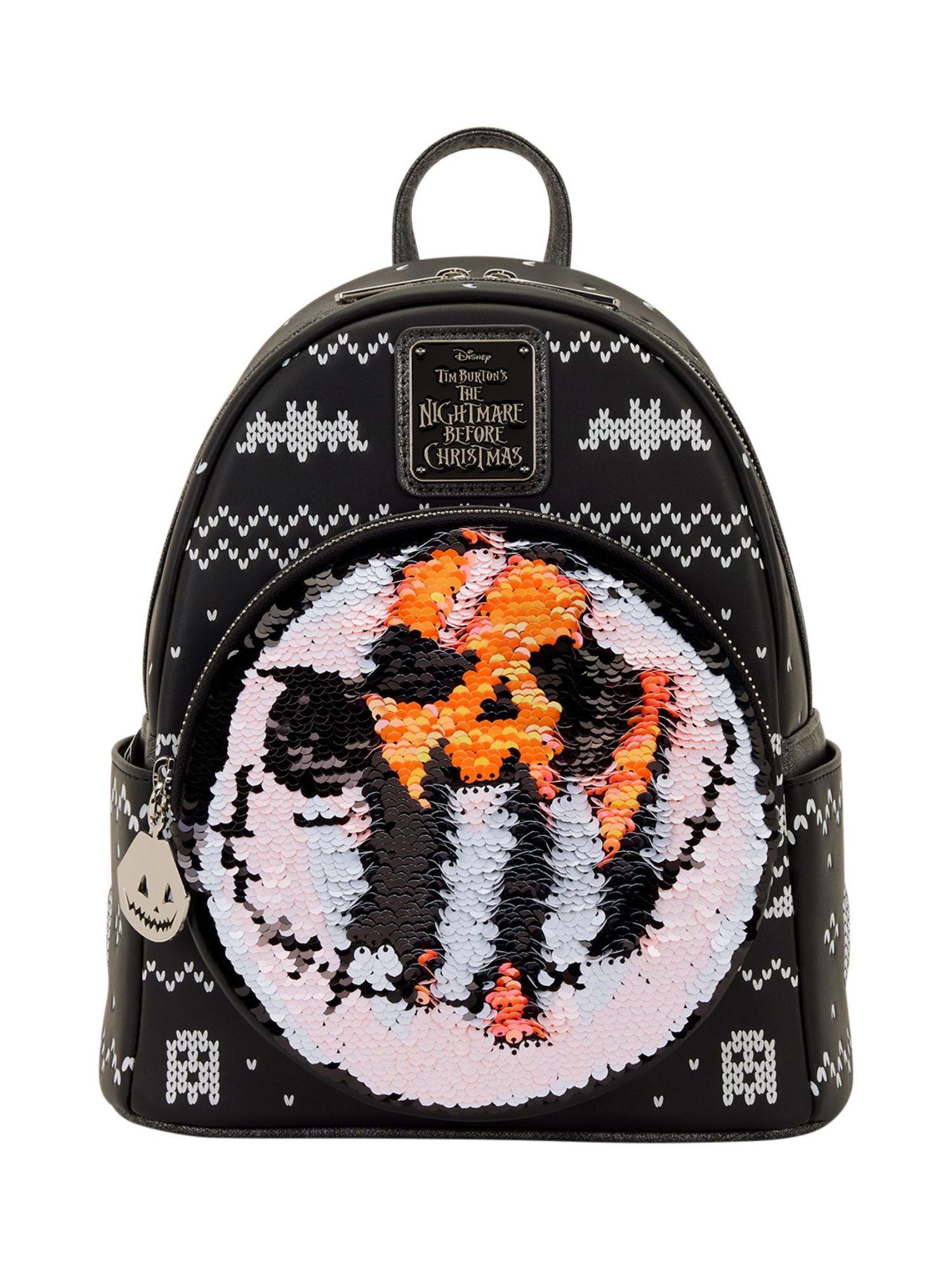 Loungefly x The Nightmare Before Christmas Jack Skellington Reversible Sequins Mini Backpack