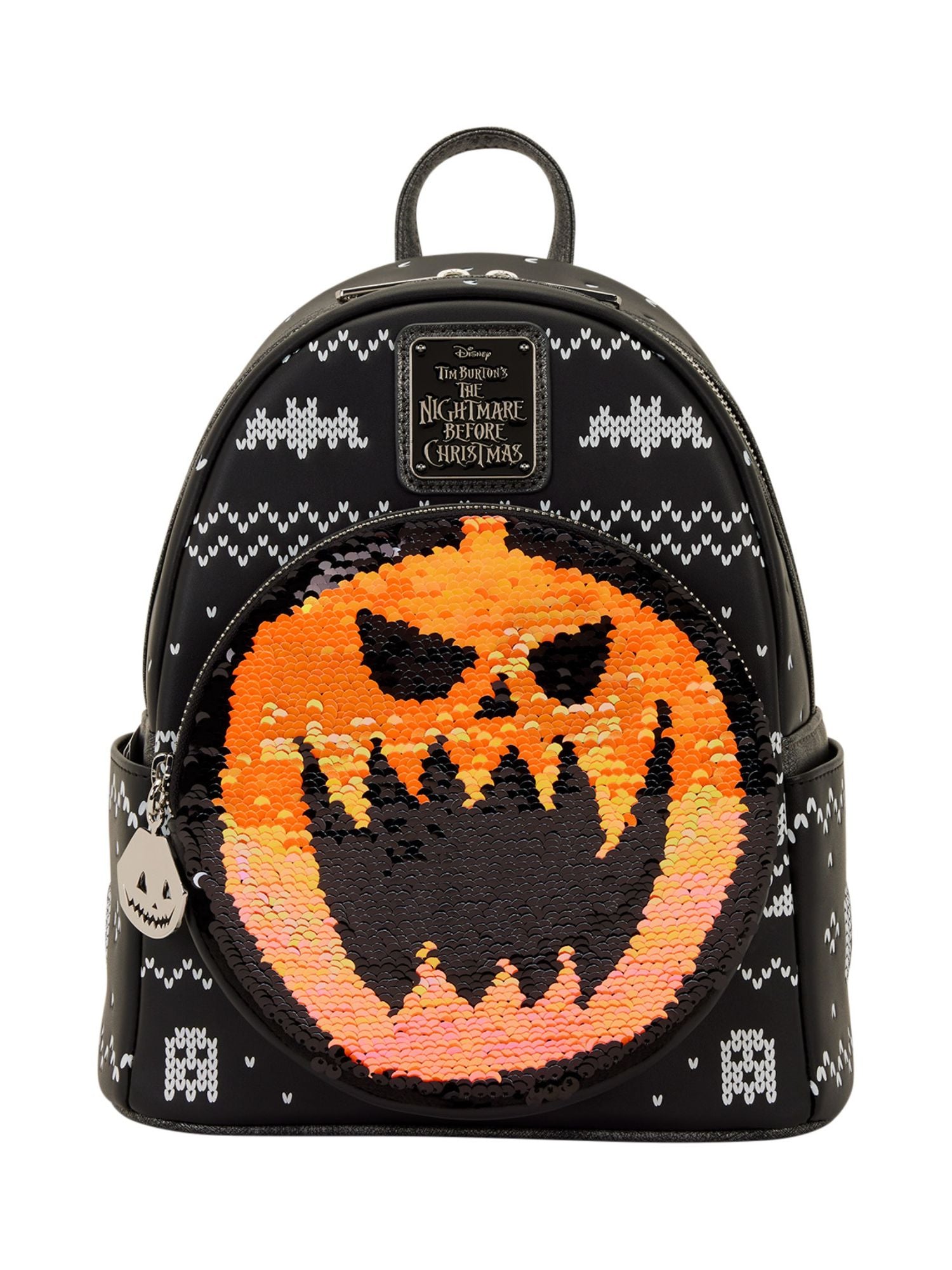 Loungefly x The Nightmare Before Christmas Jack Skellington Reversible Sequins Mini Backpack