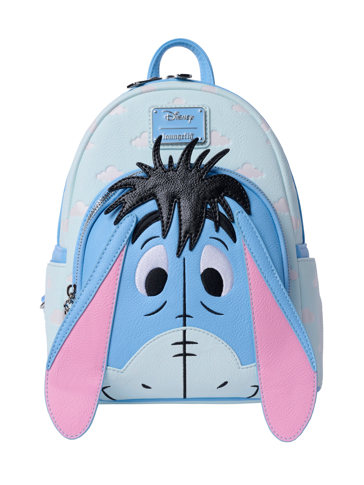 Loungefly x Disney Winnie The Pooh Eeyore Cosplay Mini Backpack – Open and Clothing