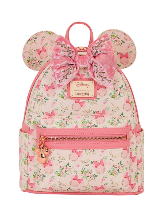 Loungefly x Disney Minnie Mouse Floral Mini Backpack