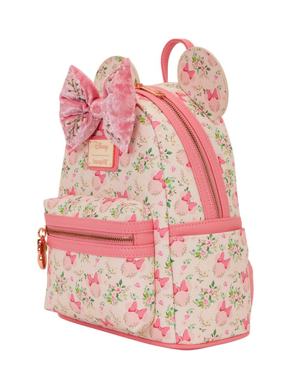 Loungefly x Disney Minnie Mouse Floral Mini Backpack