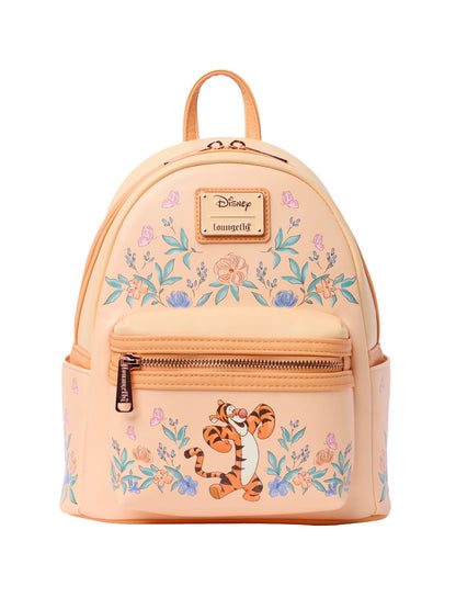 Loungefly x Disney Tigger Floral Mini Backpack Winnie the Pooh Orange