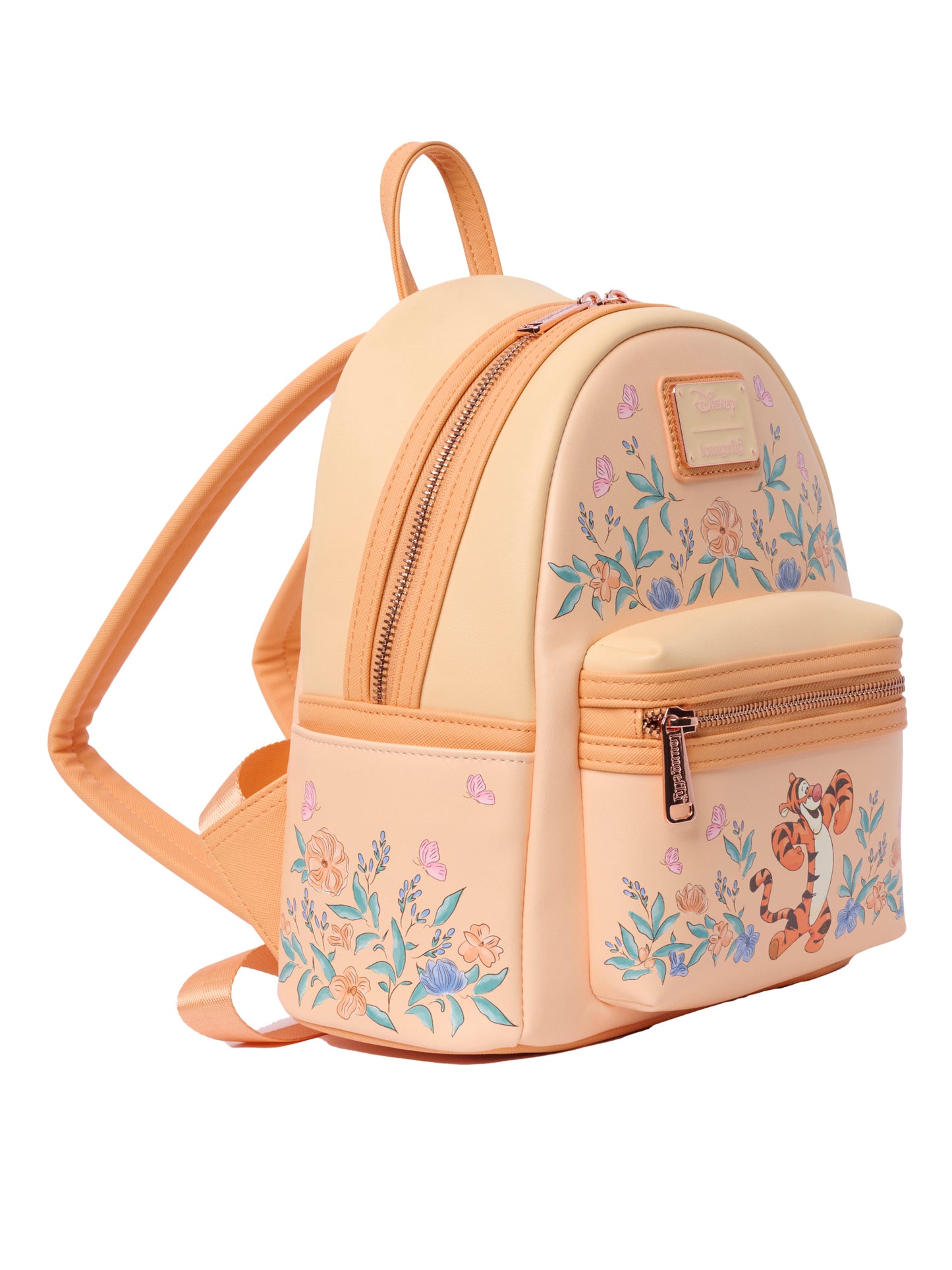 Loungefly x Disney Tigger Floral Mini Backpack Winnie the Pooh Orange