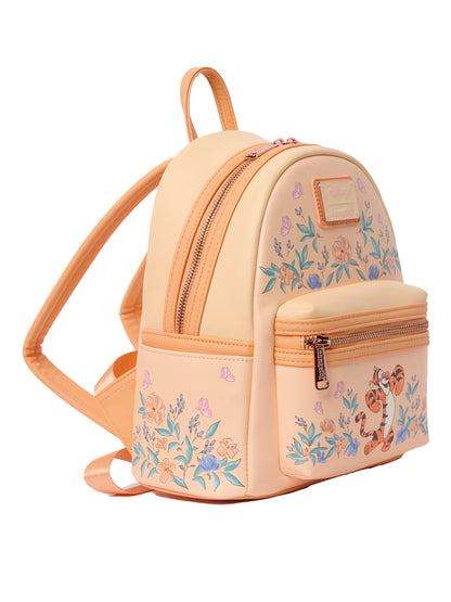 Loungefly x Disney Tigger Floral Mini Backpack Winnie the Pooh Orange
