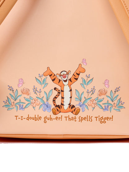 Loungefly x Disney Tigger Floral Mini Backpack Winnie the Pooh Orange