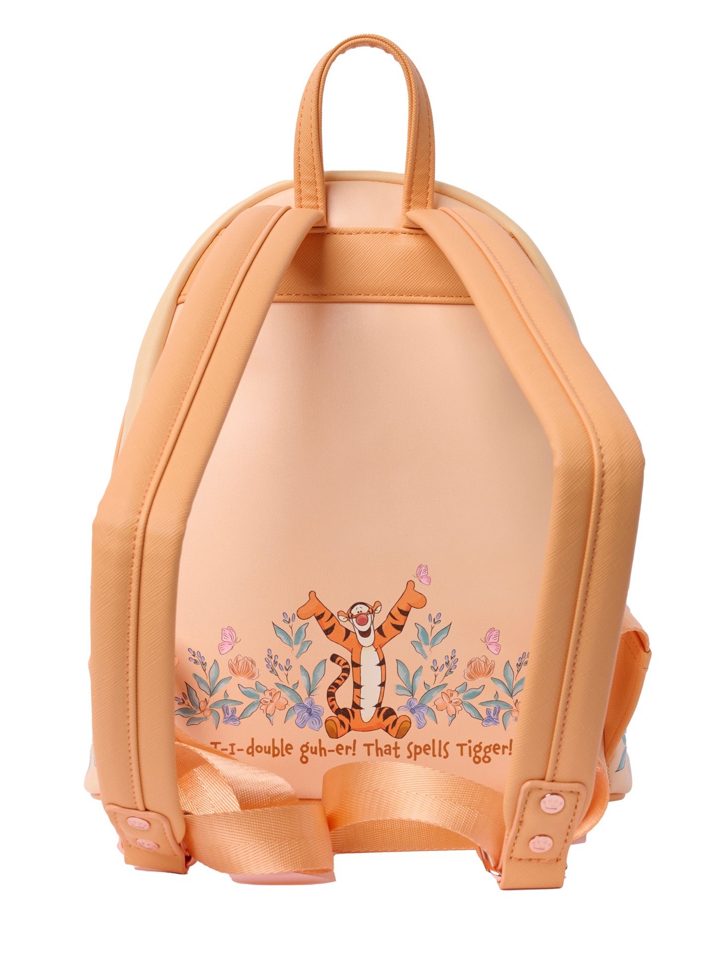 Loungefly x Disney Tigger Floral Mini Backpack Winnie the Pooh Orange