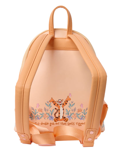 Loungefly x Disney Tigger Floral Mini Backpack Winnie the Pooh Orange