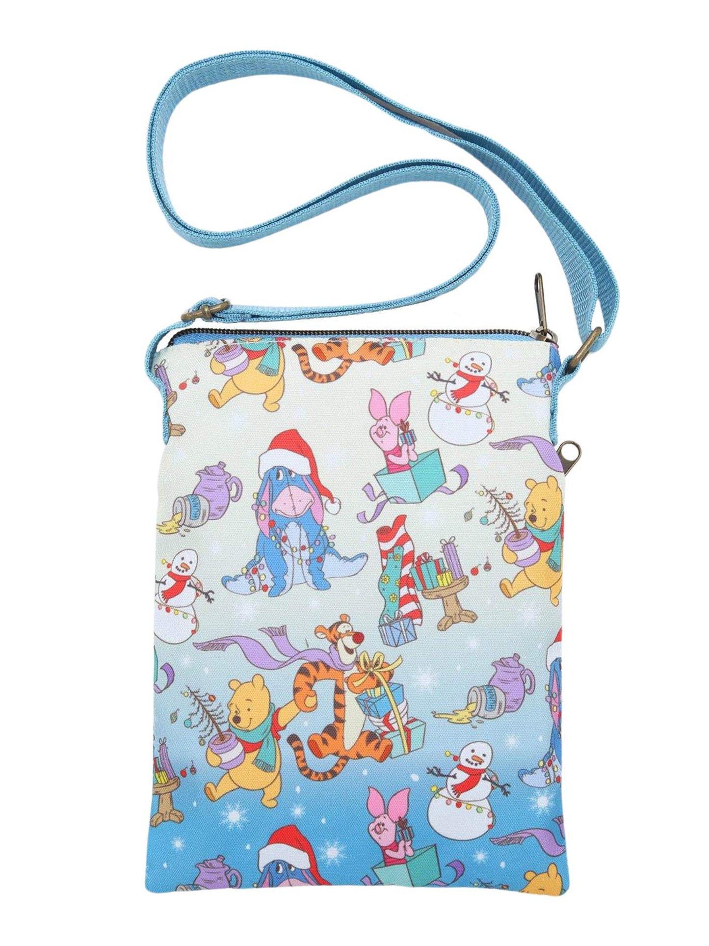 Loungefly x Disney Winnie The Pooh Friends Holiday Passport Crossbody Bag