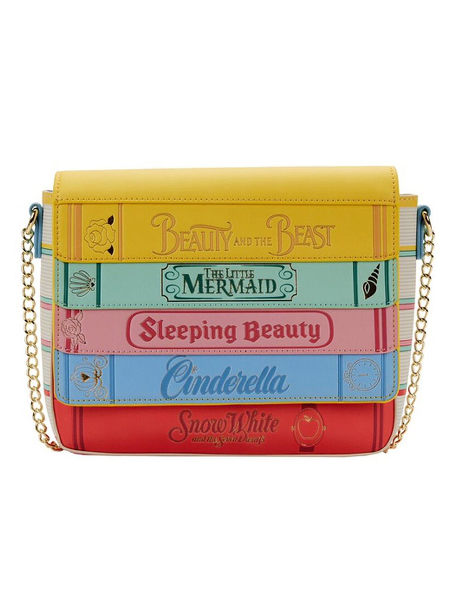 Loungefly x Disney Princess Classic Books Crossbody Bag Purse