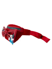 Loungefly x Disney Snow White Apple Bow Shaped Velvet Belt Bag