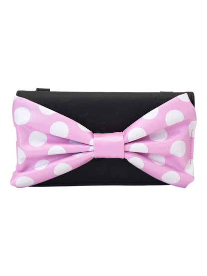 Loungefly x Disney Minnie Mouse Clutch Crossbody Bag Rock The Dots